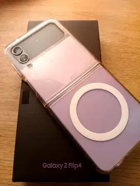 Samsung Z Flip 4 Resmi 8/256GB Purple Fullset