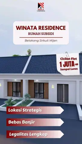 RUMAH SUBSIDI BELAKANG SIRKUIT MIJEN