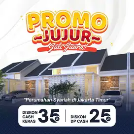 PROMO RUMAH 2 LANTAI 4 KT / 2 KM STRATEGIS DI CIPAYUNG, JAKARTA TIMUR