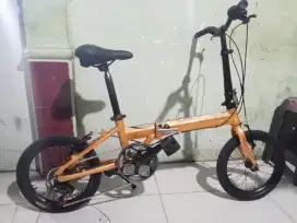 Sepeda lipat langtu 16 inch alloy barang rare