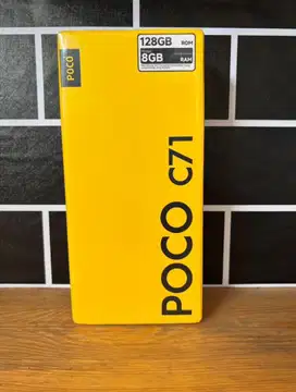 Poco C71 8/128 baru segel dus resmi