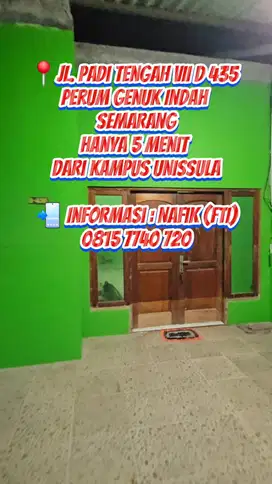 DI KONTRAKKAN RUMAH GENUK INDAH.