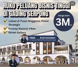 Ruko Maggiore Signature, View Danau Tanpa Bomb Gate Parkir