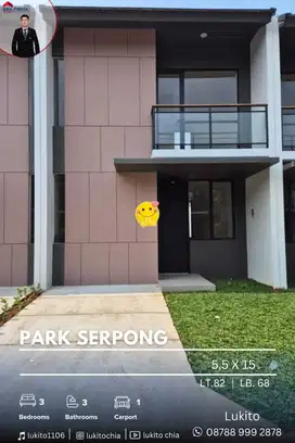 Disewakan Rumah Baru Siap Huni di Park Serpong
