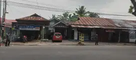 Dijual Tanah & Bangunan Lokasi Strategis di Tepi Jlan Raya Kota Padang