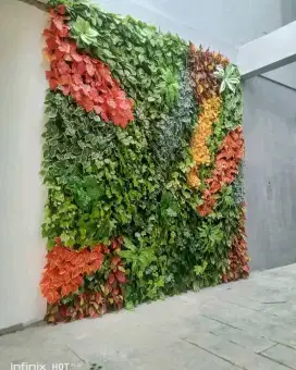Taman vertikal garden sintetis artificial
