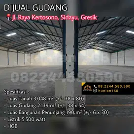 GUDANG PABRIK Raya Kertosono Propinsi Mantup Sedayu Gresik Lamongan