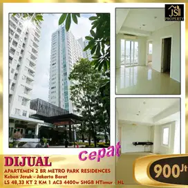DIJUAL APARTEMEN 2 BR METRO PARK RESIDENCES KEBON JERUK JAKARTA