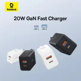 BASEUS CUBE PD 20W FAST CHARGER C+U 20W EU FAST CHARGING ORIGINAL.