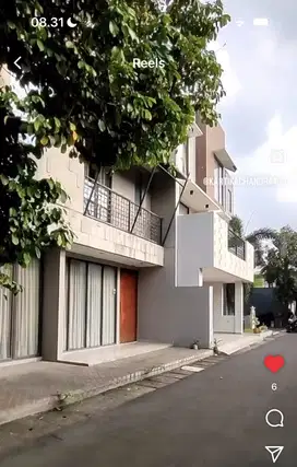 Disewakan Rumah 3 lt di Townhouse Kebagusan lt 128 m2 ada 4 kt 4 km fu