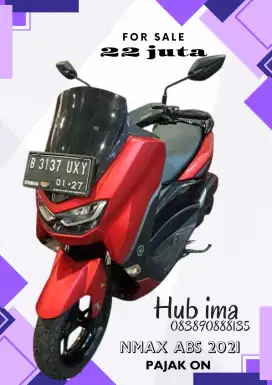 DIJUAL CEPAT NMAX KEYLESS 2021 [ PAJAK ON ] TDK BISA KREDIT