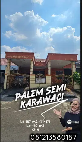 Dijual murah rumah di palem semi karawaci