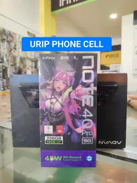 INFINIX Note 40 pro 5g 8/256 promo+bonus cash & credit garansi Resmi