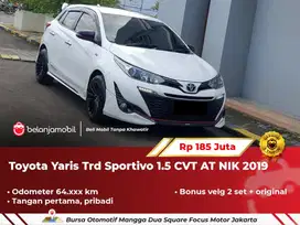 [ GARANSI 1TH ] Toyota Yaris Trd Sportivo 1.5 CVT AT Putih 2019/2020
