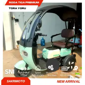 Sepeda Listrik Roda Tiga Tora garansi Dinamo n free service 2bln