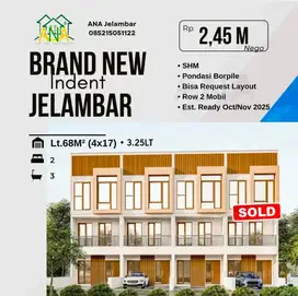 ANA RUMAH BARU INDENT UK 4X17M DI JELAMBAR