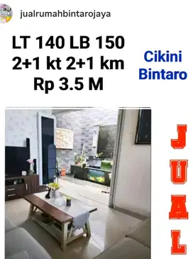 Jual rumah mewah dirct pemilik langsung owner Cikini bintaro