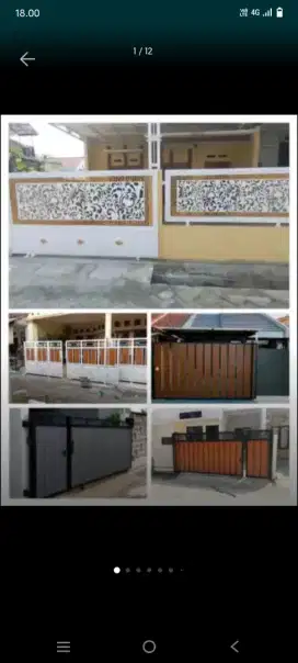 Tukang las pembuatan pagar kanopi tralis pintu
