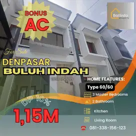 Jual Rumah Tingkat 3 kamar dekat Monang Maning Buluh Indah Denpasar