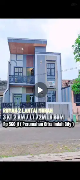 KPR/Cash. Full renovasi. Perumahan Citra Indah City Cileungsi. Mewah