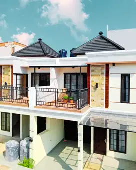 Rumah Gaya Bali, 5 menit Tol & LRT. Nyaman dan Strategis