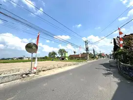 Dekat Jalan Raya Tajem, Tanah Murah Tepi Jalan Aspal