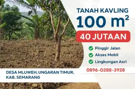 Tanah kapling murah 100m2 mluweh ungaran timur