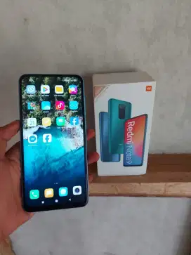 Xiaomi redmi note 9 ram 6+2/128 Gb fullset tt/mahar