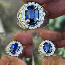 Cincin Natural Kyanite Blue