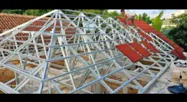 Renovasi atap rumah baja ringan terpasang
