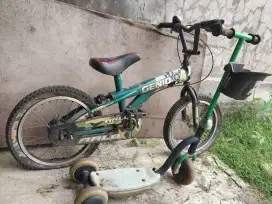 Sepeda genio mbx 16 inch & Skuter