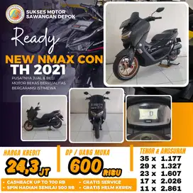 DP 600 YAMAHA NEW NMAX CON KEYLESS TH 2021 MULUS CASH KREDIT GARANSI