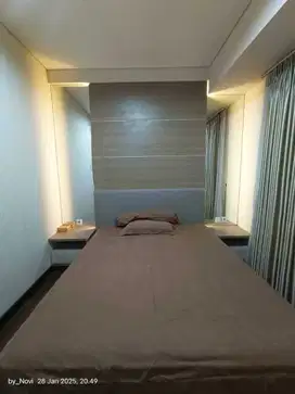 disewakan 1BR furnished Apt. Puri Orchard lt tinggi view pool