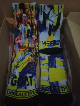 Kaos Kaki Messi Premium, Unrealstyle