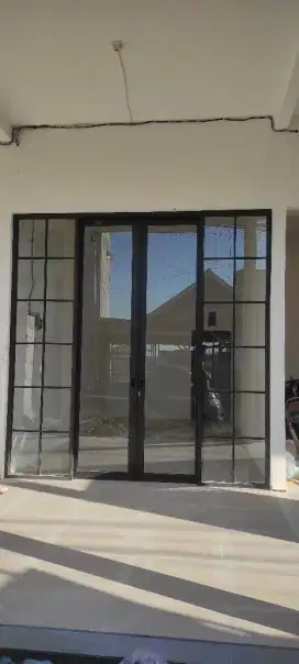 Pintu + kaca mati