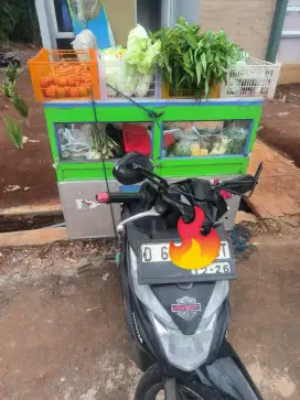 Gerobak Motor Semi Alumunium cocok untuk bakso bubur