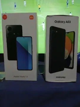 Hp samsung dan Hp Redmi Note 13