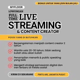 Live streaming & content creation