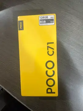 Poco C71 baru belum buka dus 4+4/128 gb