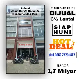 Ruko strategis depan rumah makan Rusli jalan pasar 6 ringroad