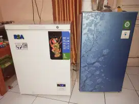 Freezer RSA 150 Liter dan Kulkas Sharp 1 Pintu