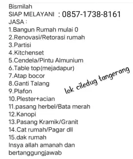 jasa bangun rumah dan renop