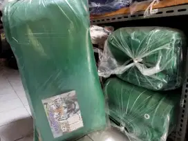 Terpal Tebal ukuran A20 warna Hijau dan kuning emas