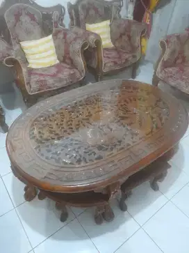 Jual cepat meja jati ukir