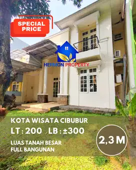 Dijual Cepat Rumah Luas Tanah Besar - Harga Miring di Kota wisata
