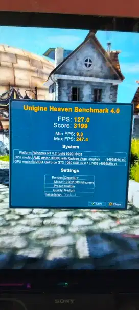 VGA galax GTX 1060 6 GB VGA only