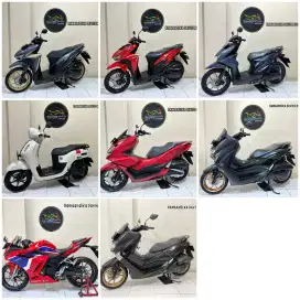 Cash&Credit Motor bekas berkualitas Dp mulai 500