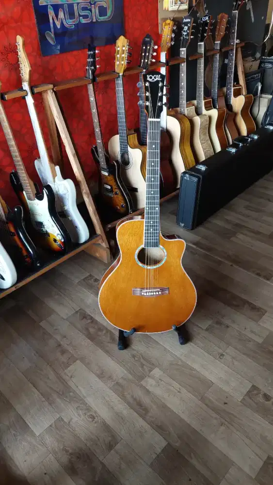 Gitar akustik pemula tanem besi