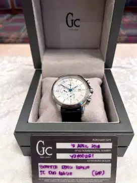 Jam GC Swiss Chronograph Men Watch Fullset mulus dengan kartu garansi