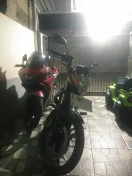 Satria fu 150 CKD 2007 abu-abu hitam